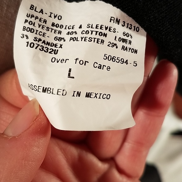 BCX open color block cardigan L like new - Picture 6 of 8